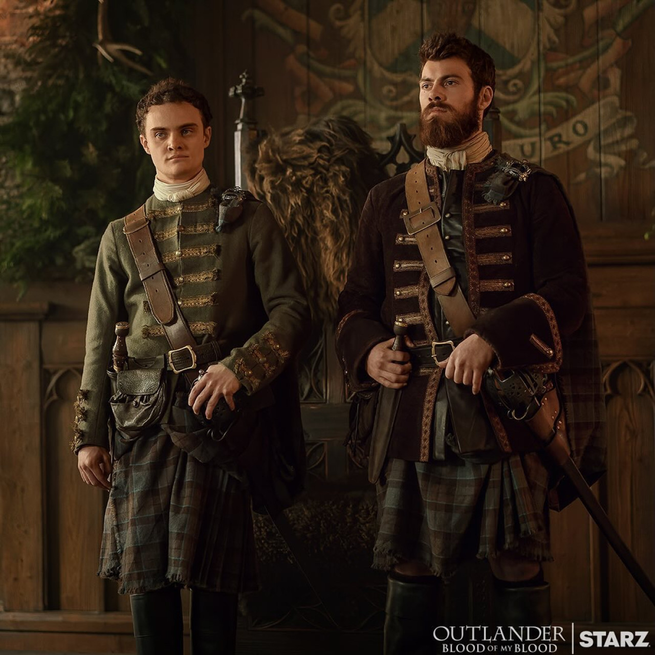 Nuevas imágenes de la precuela de Outlander "Blood Of My Blood". Foto Instagram @outlander_starz