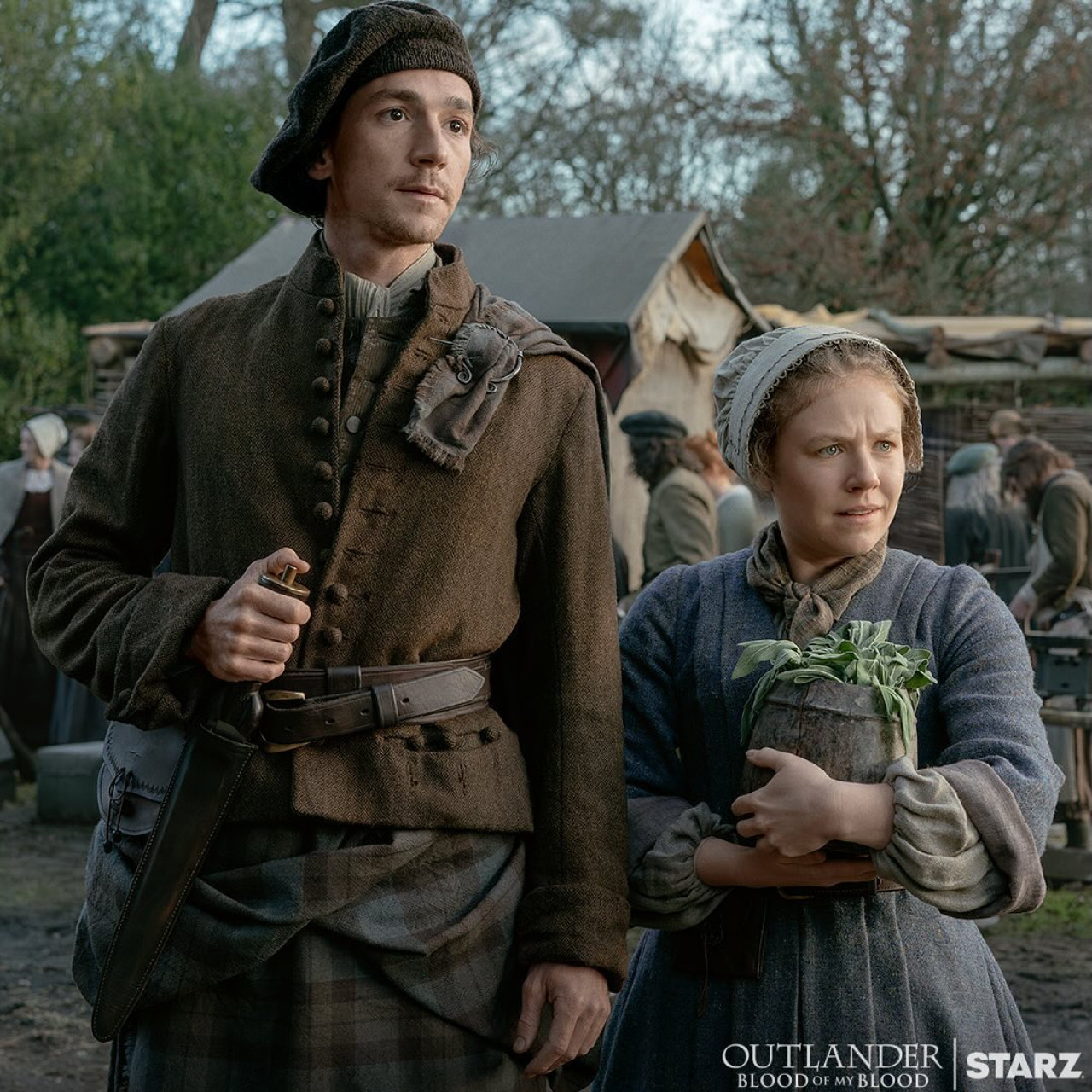 Nuevas imágenes de la precuela de Outlander "Blood Of My Blood". Foto Instagram @outlander_starz