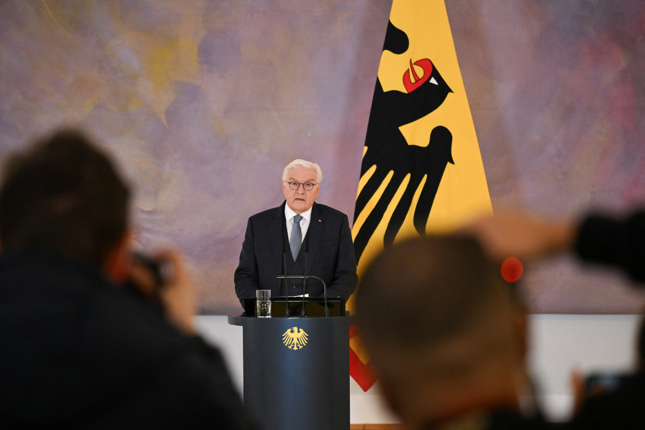 Frank-Walter Steinmeier, presidente de Alemania. Foto: Reuters