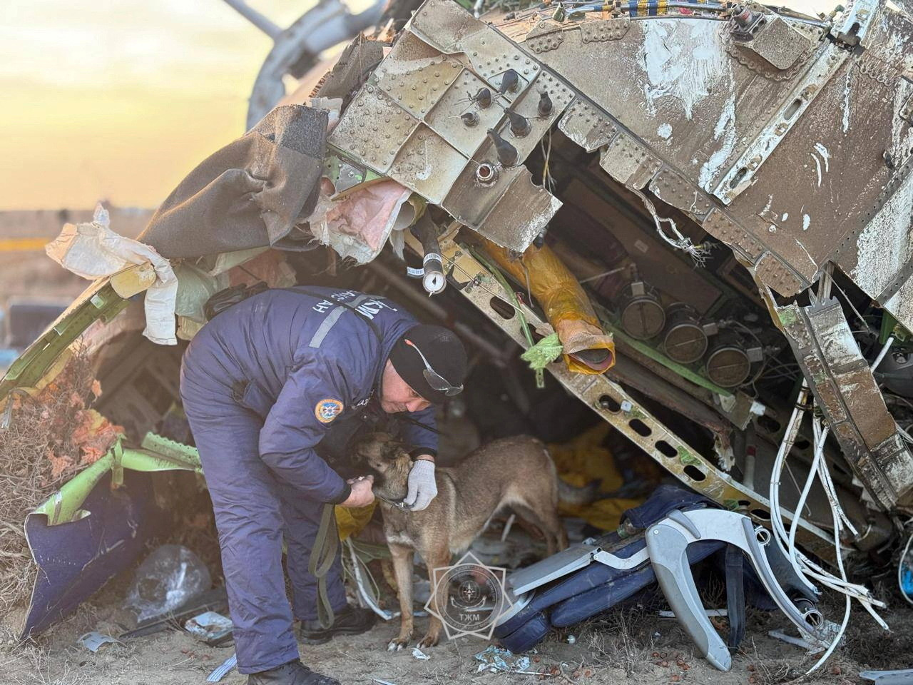 Accidente aéreo en Kazajistán. Foto: Reuters