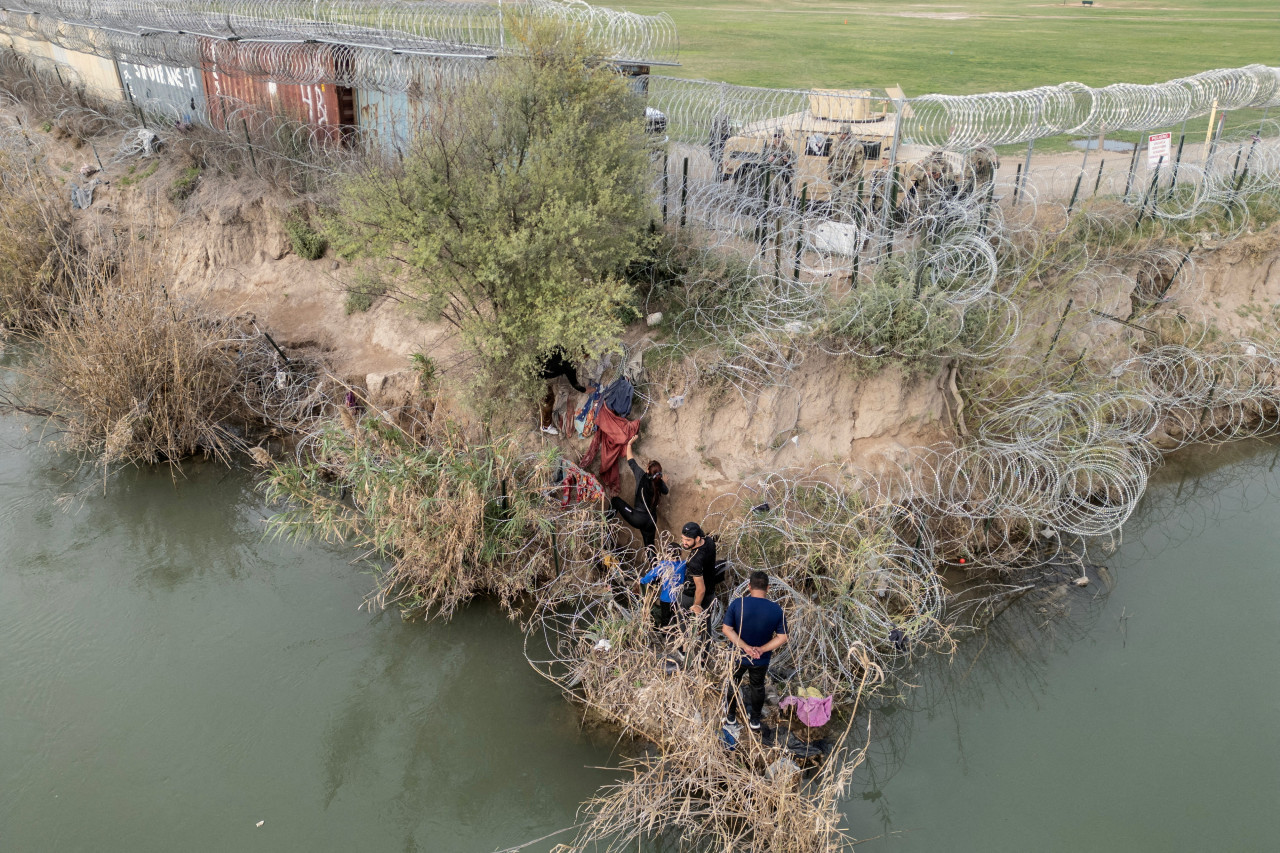 Frontera México-Estados Unidos; migrantes. Foto: Reuters