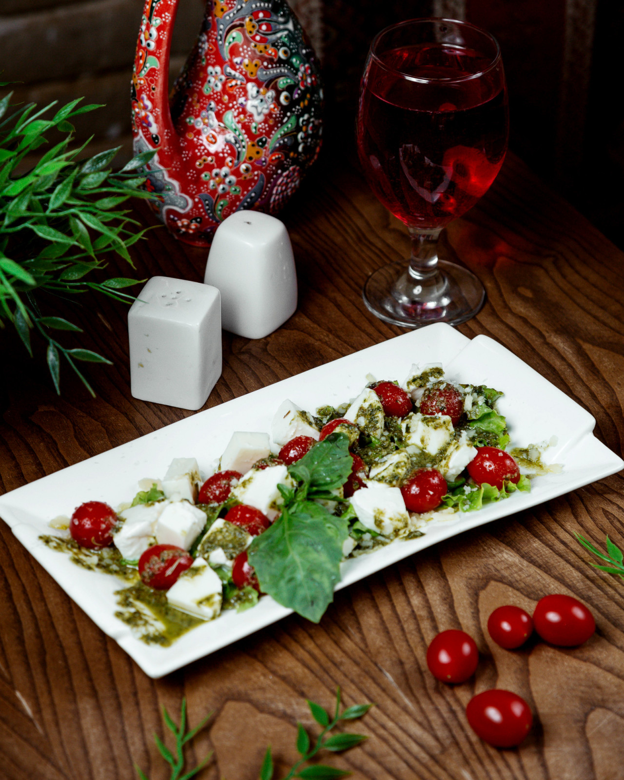 Ensalada caprese. Foto Freepik