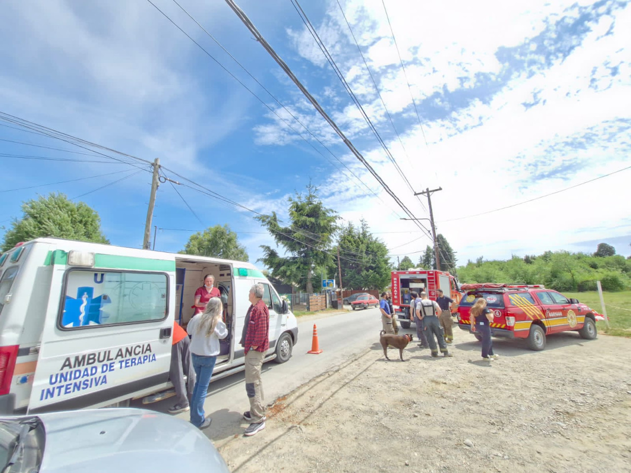 Accidente con un parapente en Bariloche. Foto: X/chechealumine