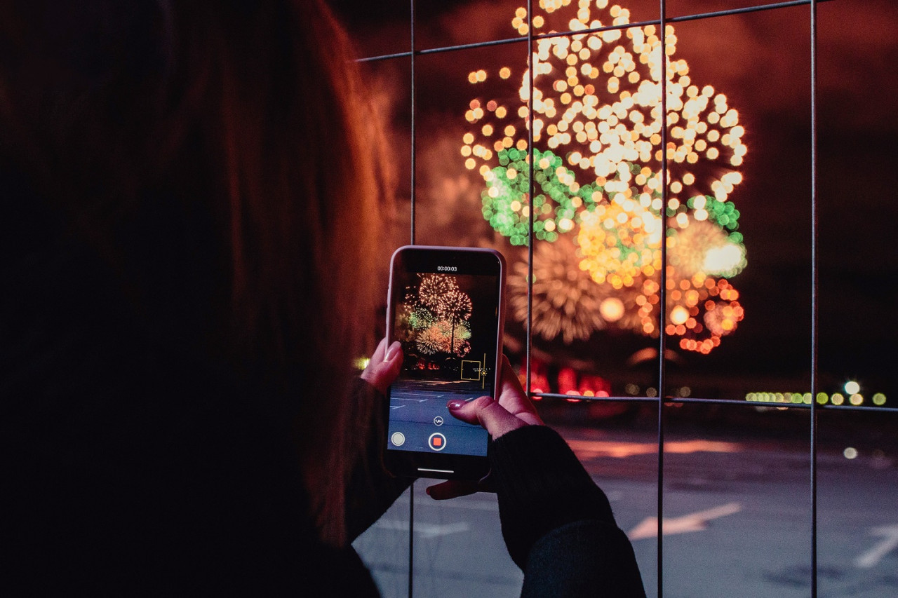 Pirotecnia, fuegos artificiales. Foto: Unsplash