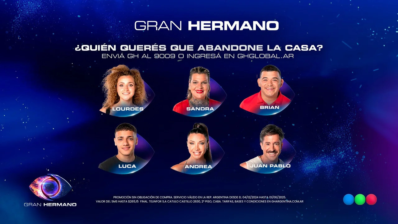 Gran Hermano. Foto: Telefe.