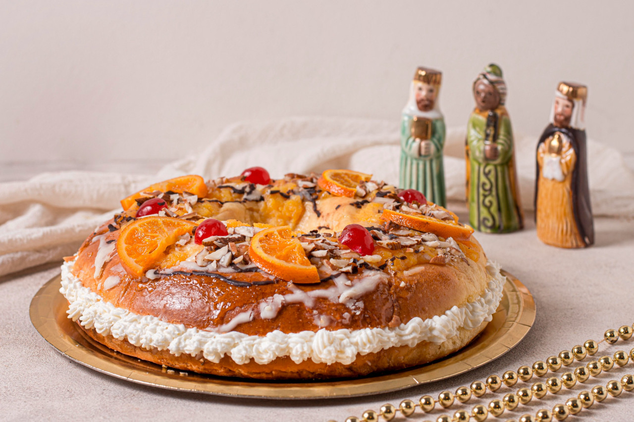 Rosca de Reyes, gastronomía. Foto: Freepik