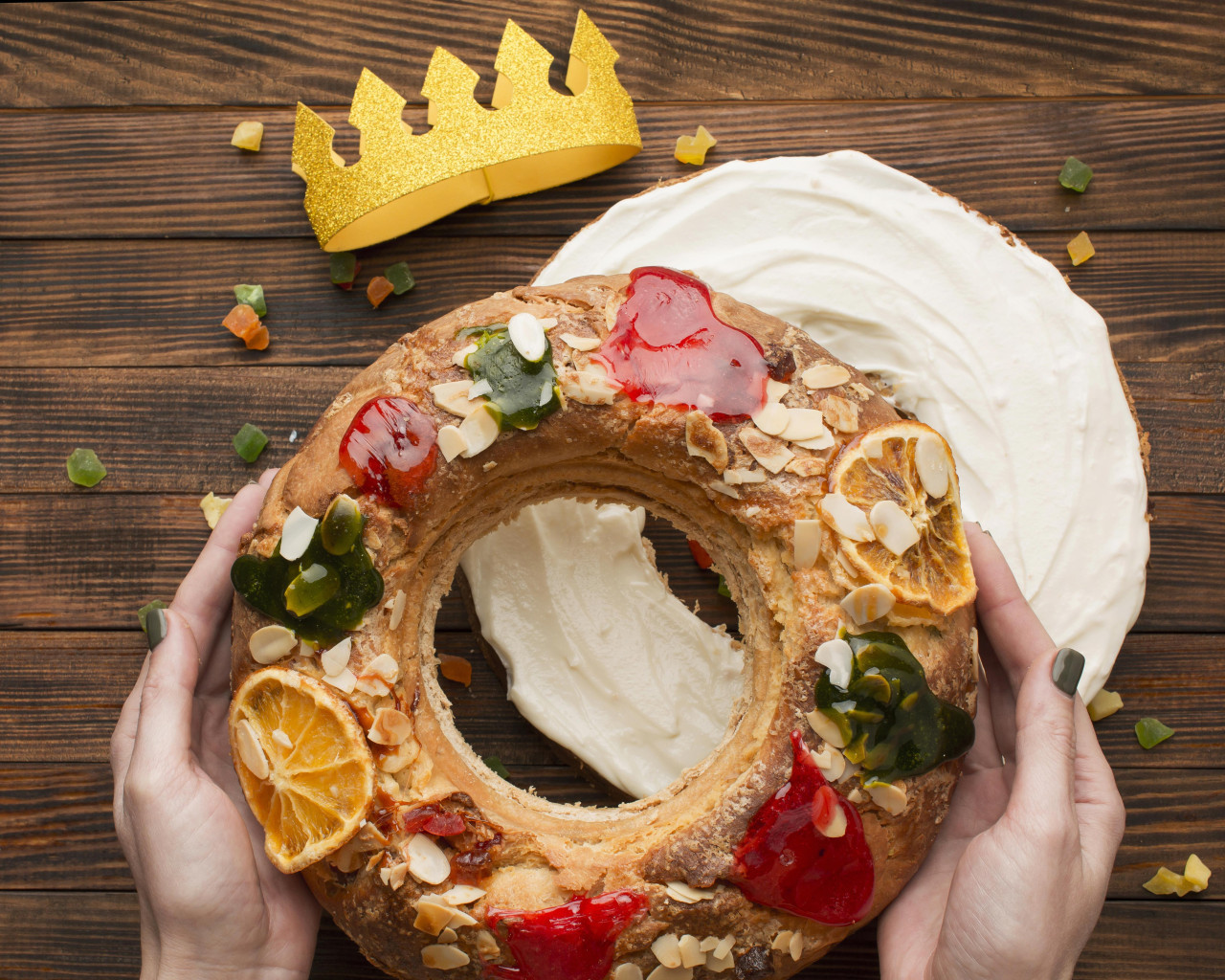 Rosca de Reyes, gastronomía. Foto: Freepik