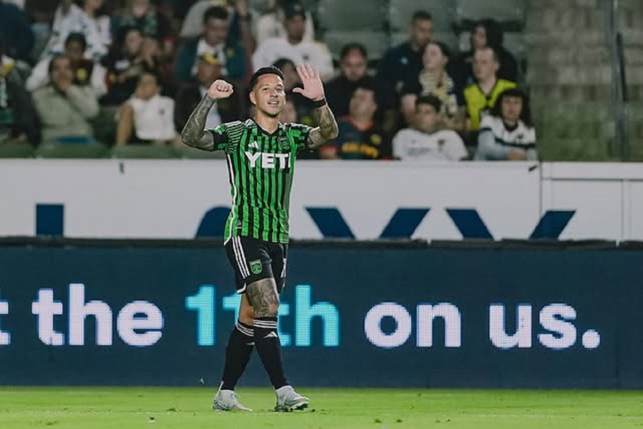 Sebastián Driussi en Austin. Foto: Instagram @austinfc