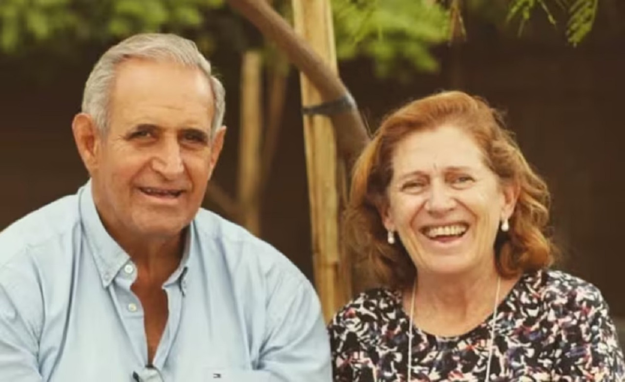 Rito Irañeta junto a su esposa Andrea Raganatto. Foto: Gentileza, Diario Uno