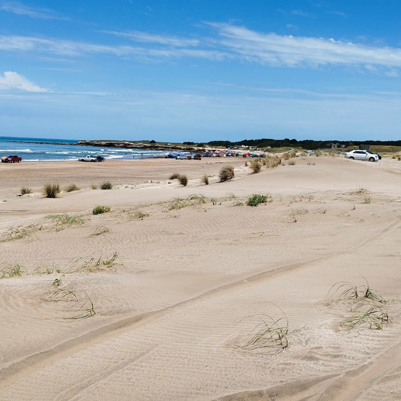 Balneario Los Ángeles, en la Costa Atlántica argentina. Foto: Facebook / Balneario Los Ángeles.