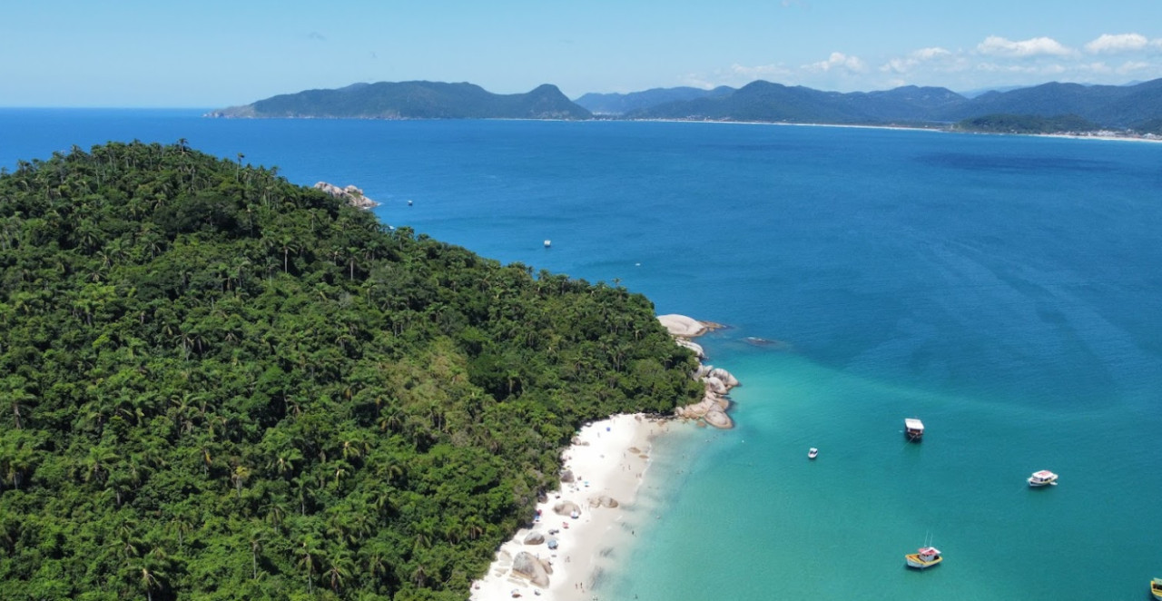 Ilha do Campeche, Brasil. Foto: captura Google Maps.