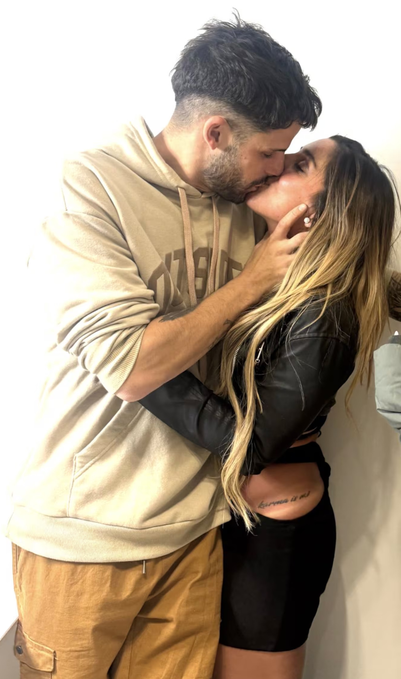 Catalina Gorostidi y Joel Ojeda cuando eran pareja. Foto: Instagram.