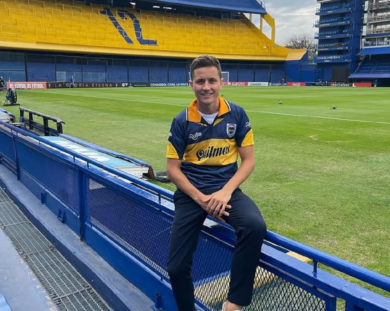 Ander Herrera en Boca. Foto: Instagram @anderherrera