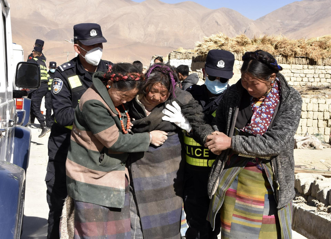 Terremoto en China. Foto: EFE.