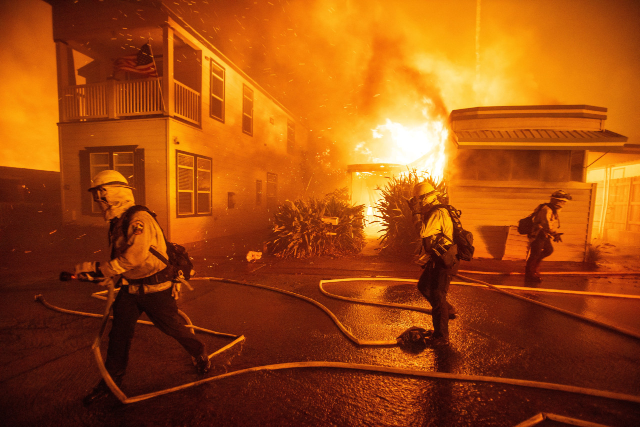 Incendio en Los Angeles, California. Foto: Reuters.