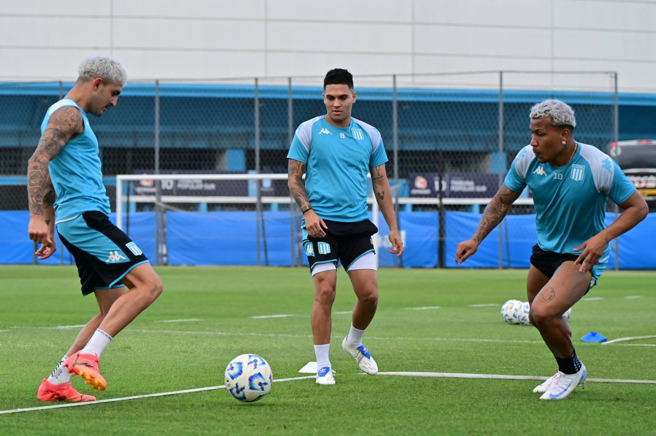 Juanfer Quintero, Racing. Foto: @RacingClub