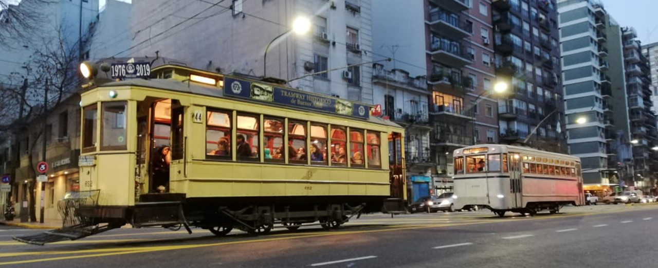 Tranvía histórica en el corazón porteño. Foto: GCBA