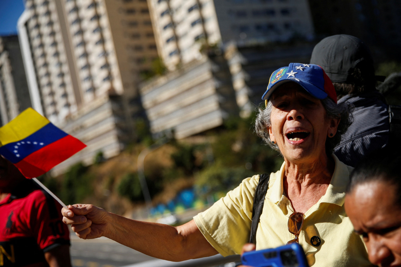 Protestas en Venezuela. Foto: Reuters.