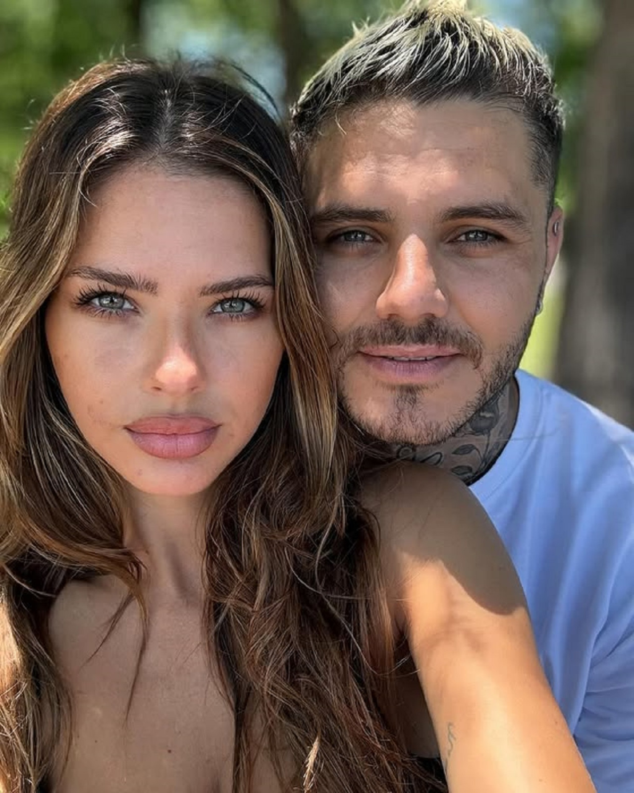 Mauro Icardi y Eugenia China Suárez. Foto: Instagram @mauroicardi