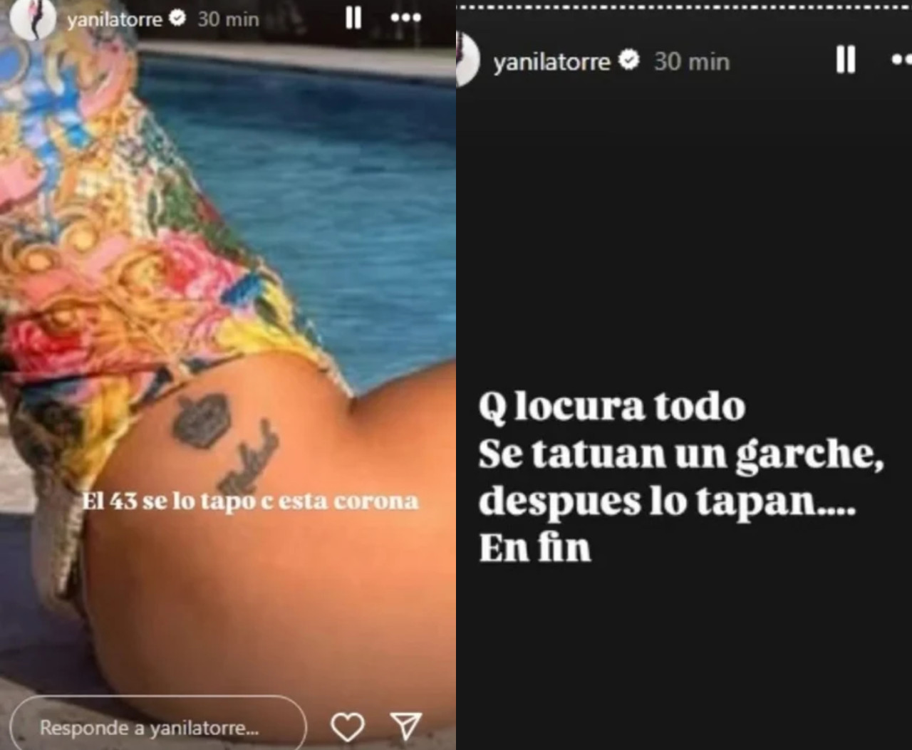 Yanina Latorre compartió información sobre los tatuajes de la China Suárez. Foto: Instagram.