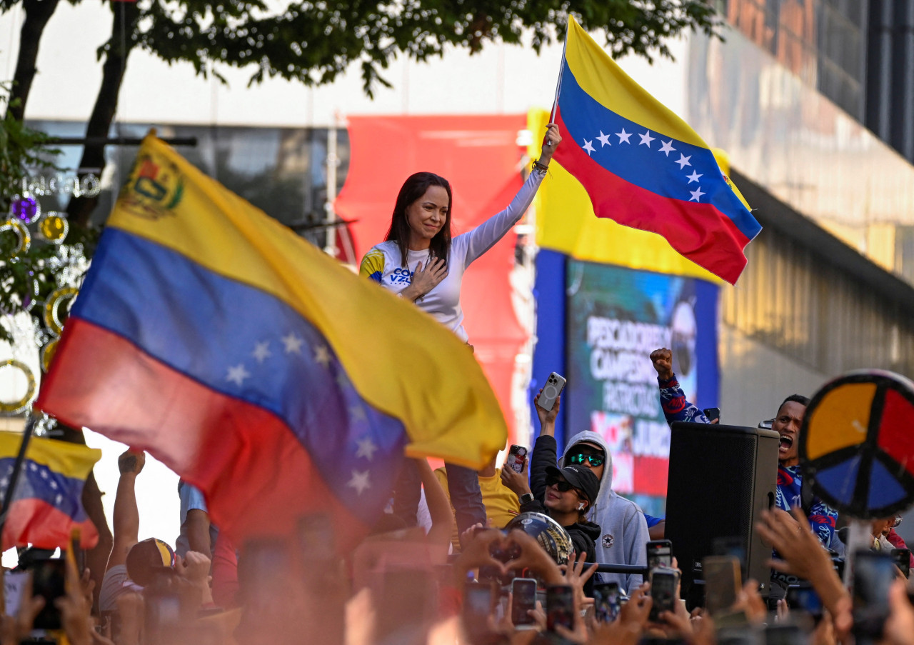 María Corina Machado. Foto: Reuters.