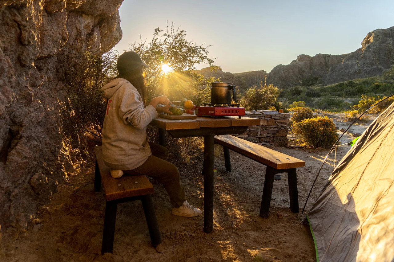 Campings  Patagonia Azul. Fuente: Rewilding Argentina / Maike Friedrich