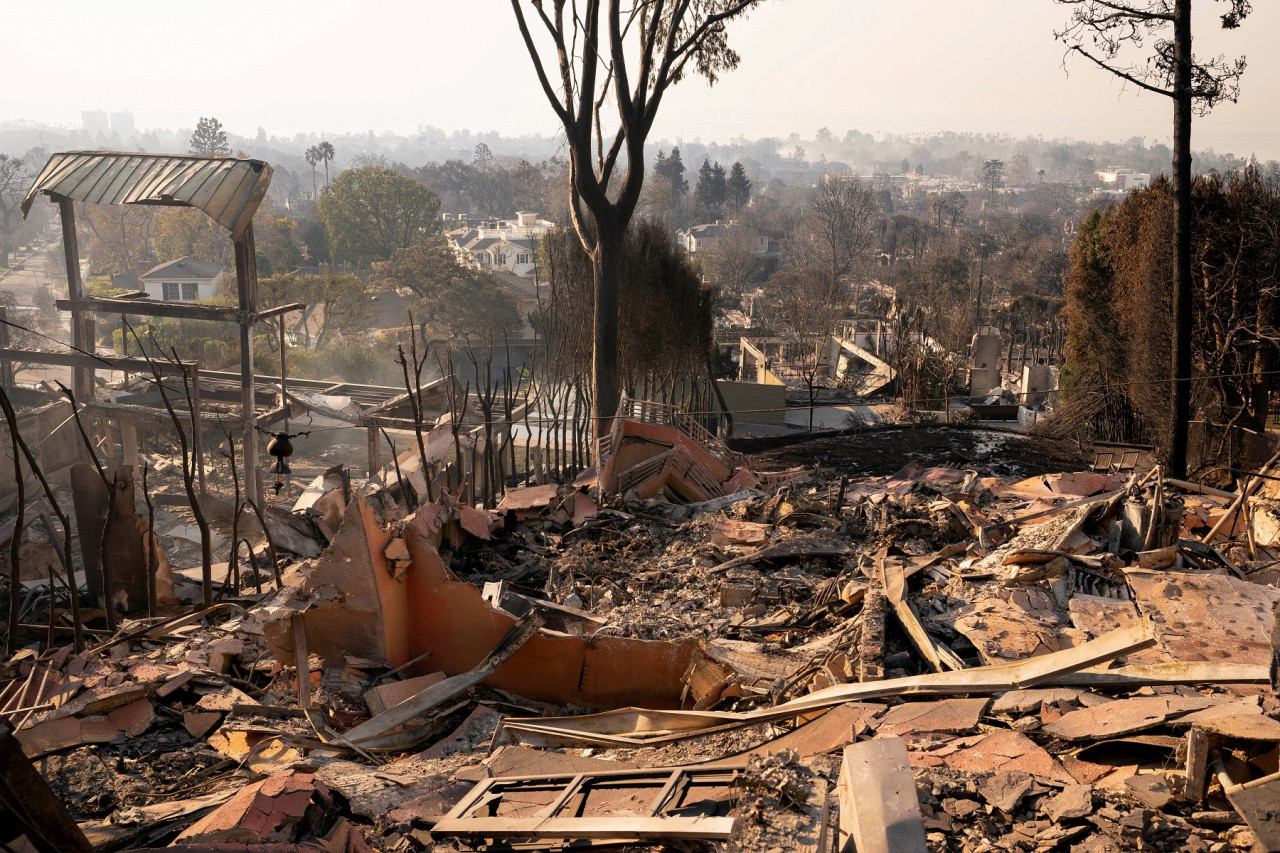 Incendios en Los Ángeles, California. Foto: Reuters