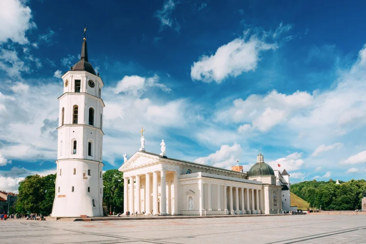 Catedral de Vilna, en Lituania. Foto: Go Vilnius.