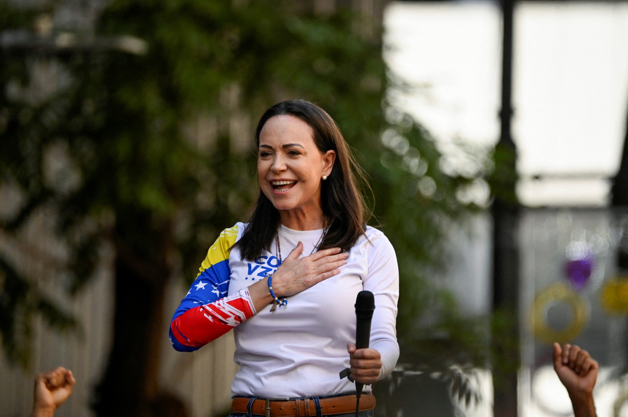 María Corina Machado, líder de la oposición venezolana. Foto: Reuters