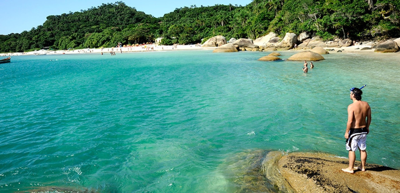 La isla de Campeche. Fuente: Turismo Florianópolis