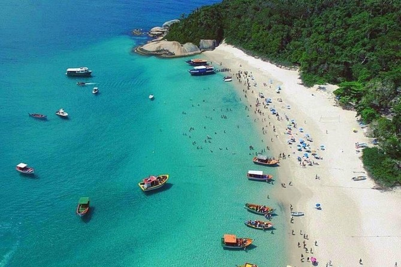 La isla de Campeche. Fuente: Turismo Florianópolis