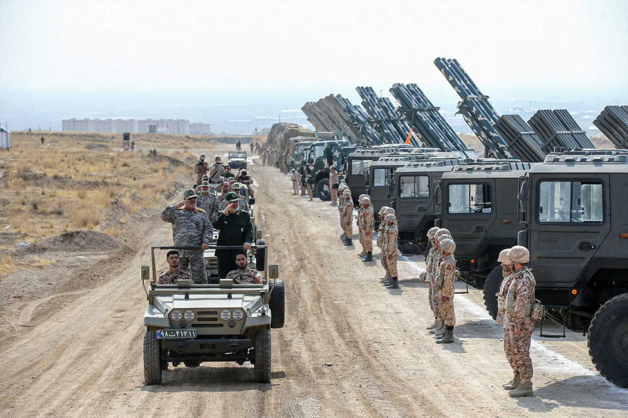 Ejercicios militares en Irán. Foto: Reuters.