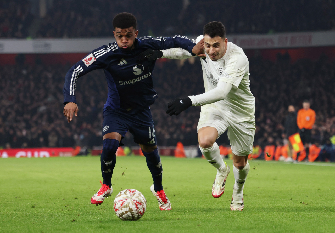 Arsenal-Manchester United. Foto: Reuters.