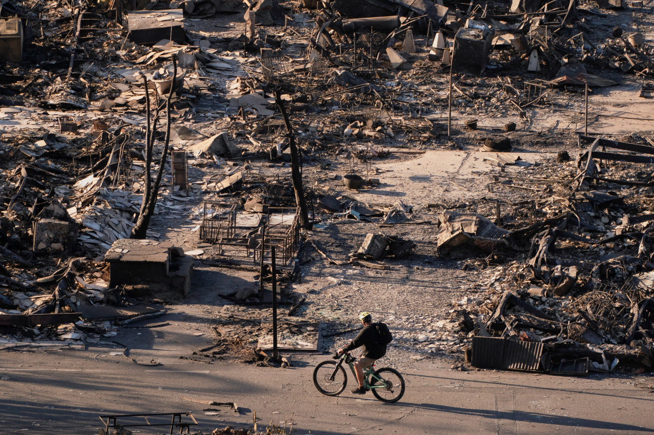 Incendio en Los Ángeles, California. Foto: Reuters.