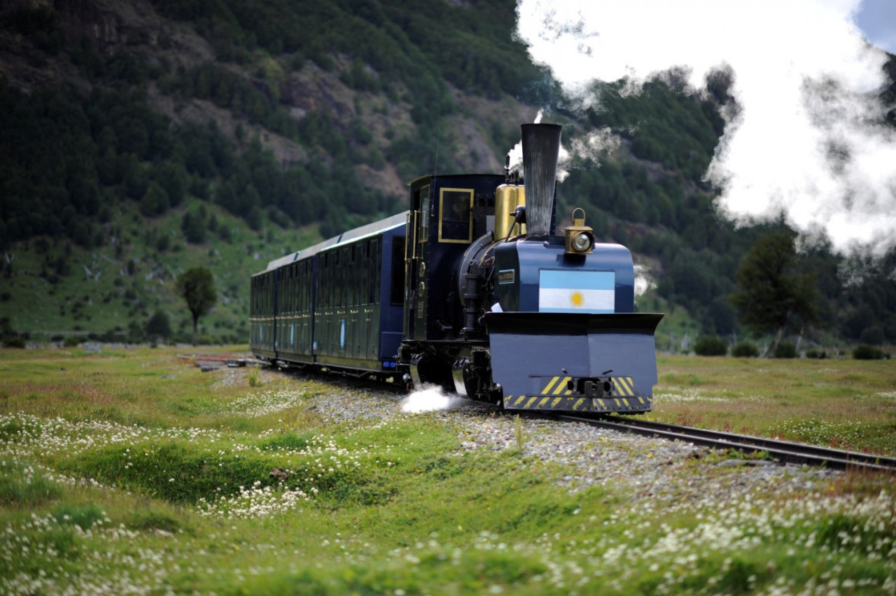 Tren del Fin del Mundo, en Ushuaia. Foto: findelmundo.tur.ar.