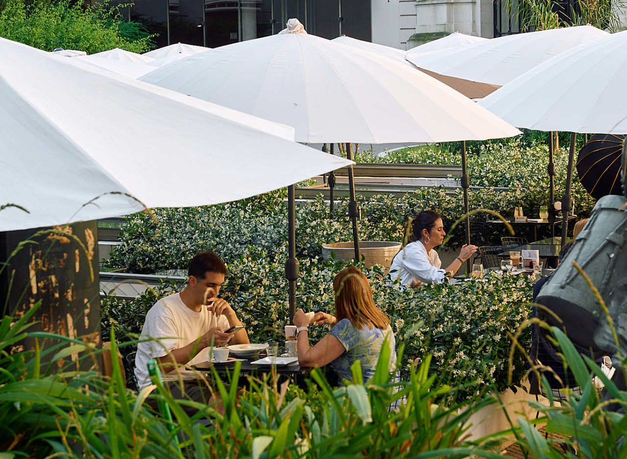 Restaurantes  con jardines: Coque Madame Palacio Paz. Foto: Prensa