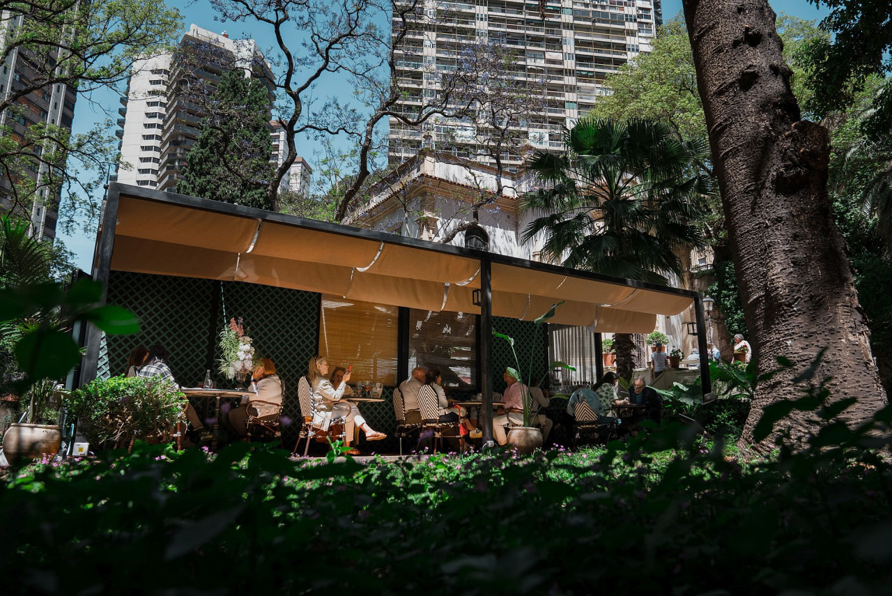 Restaurantes  con jardines: Los jardines de las Barquín. Foto: Prensa