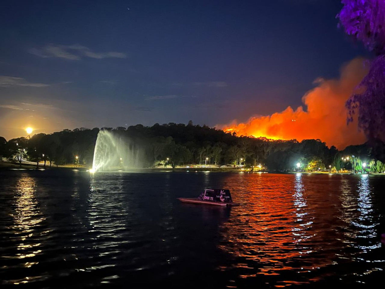 Incendio en Tandil. Foto: X/MundoenConflicto