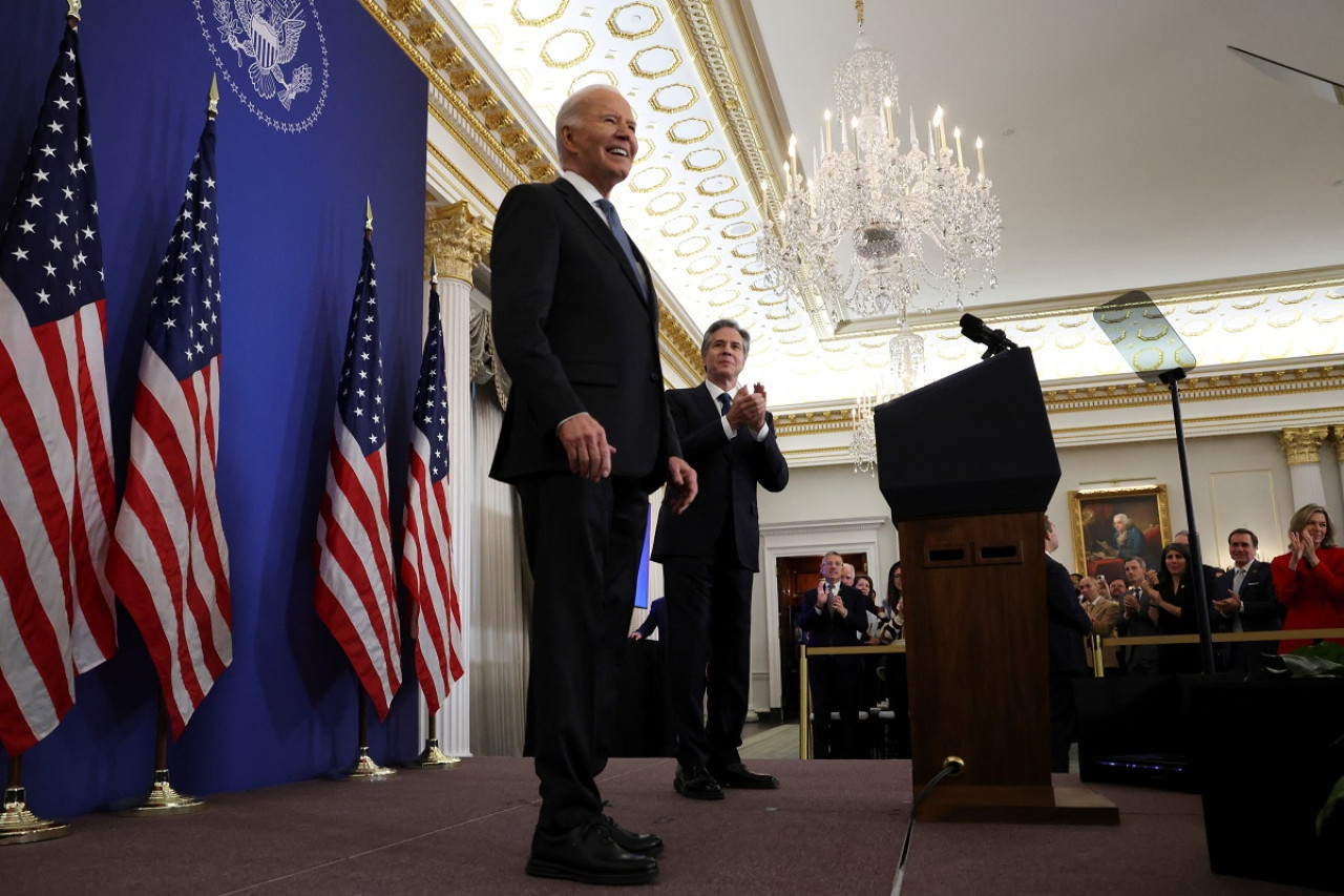 Joe Biden y Antony Blinken. Foto: Reuters.