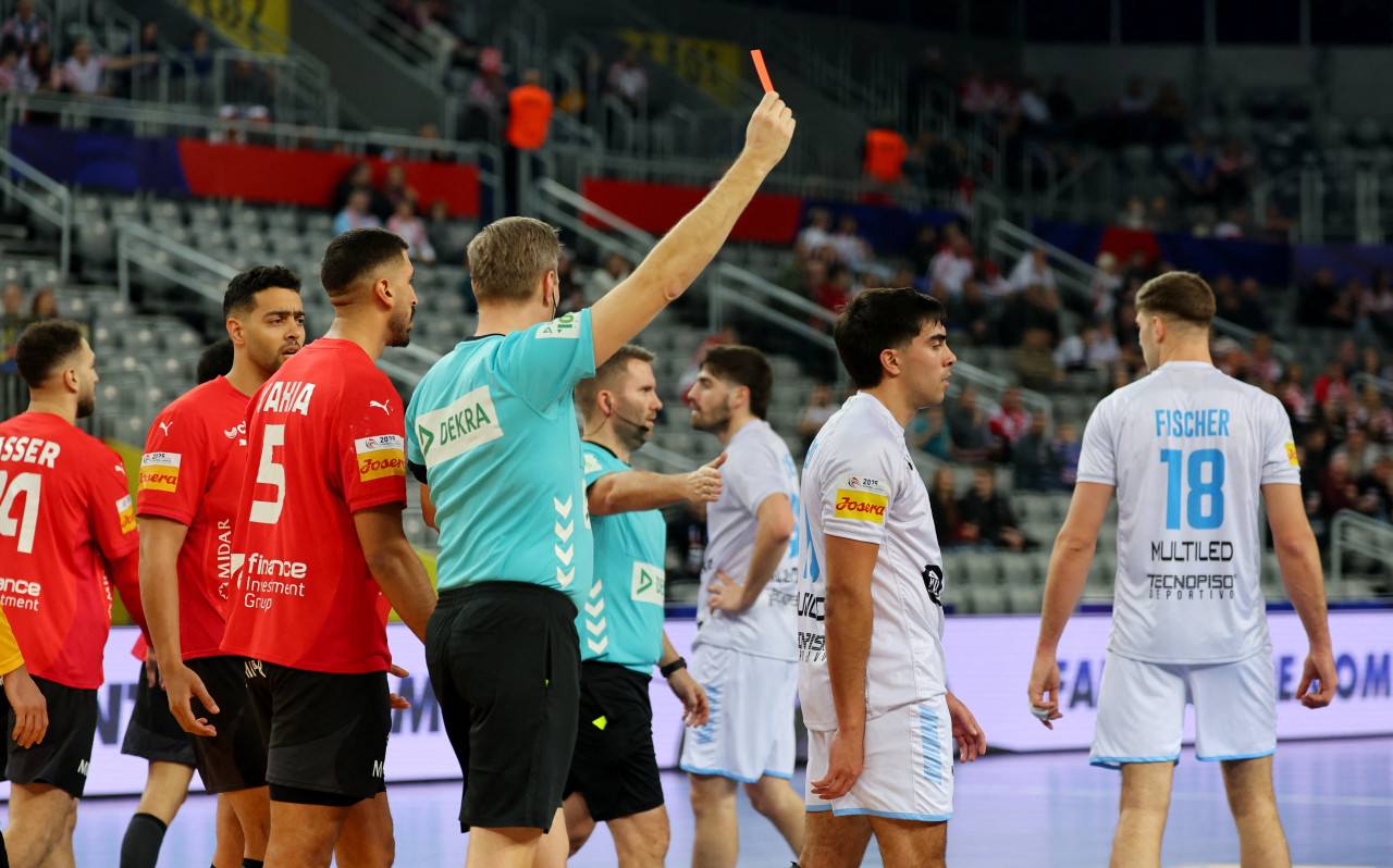 Mundial de Handball 2025, Argentina vs. Egipto. Foto: REUTERS