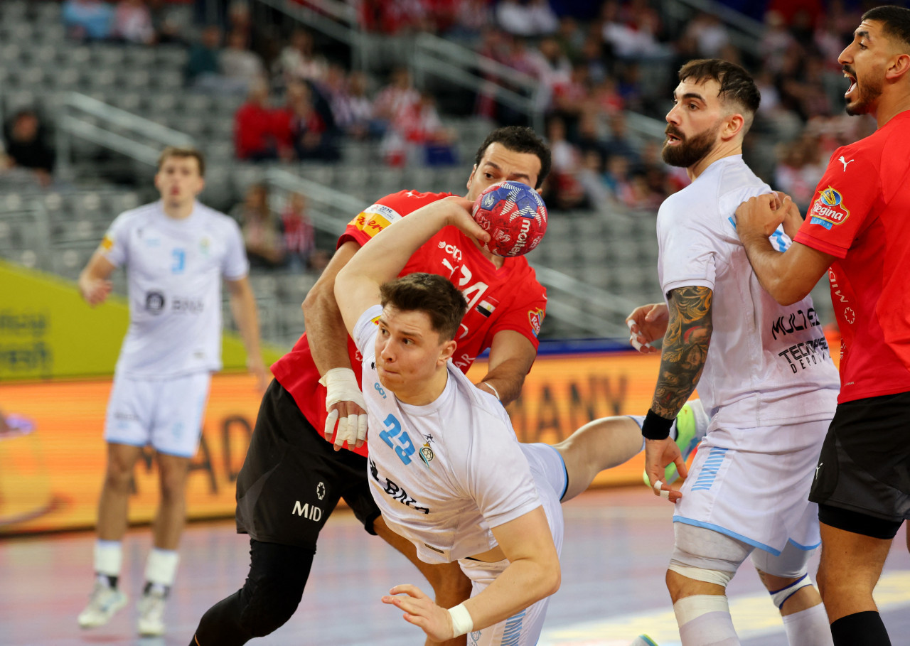 Mundial de Handball 2025, Argentina vs. Egipto. Foto: REUTERS