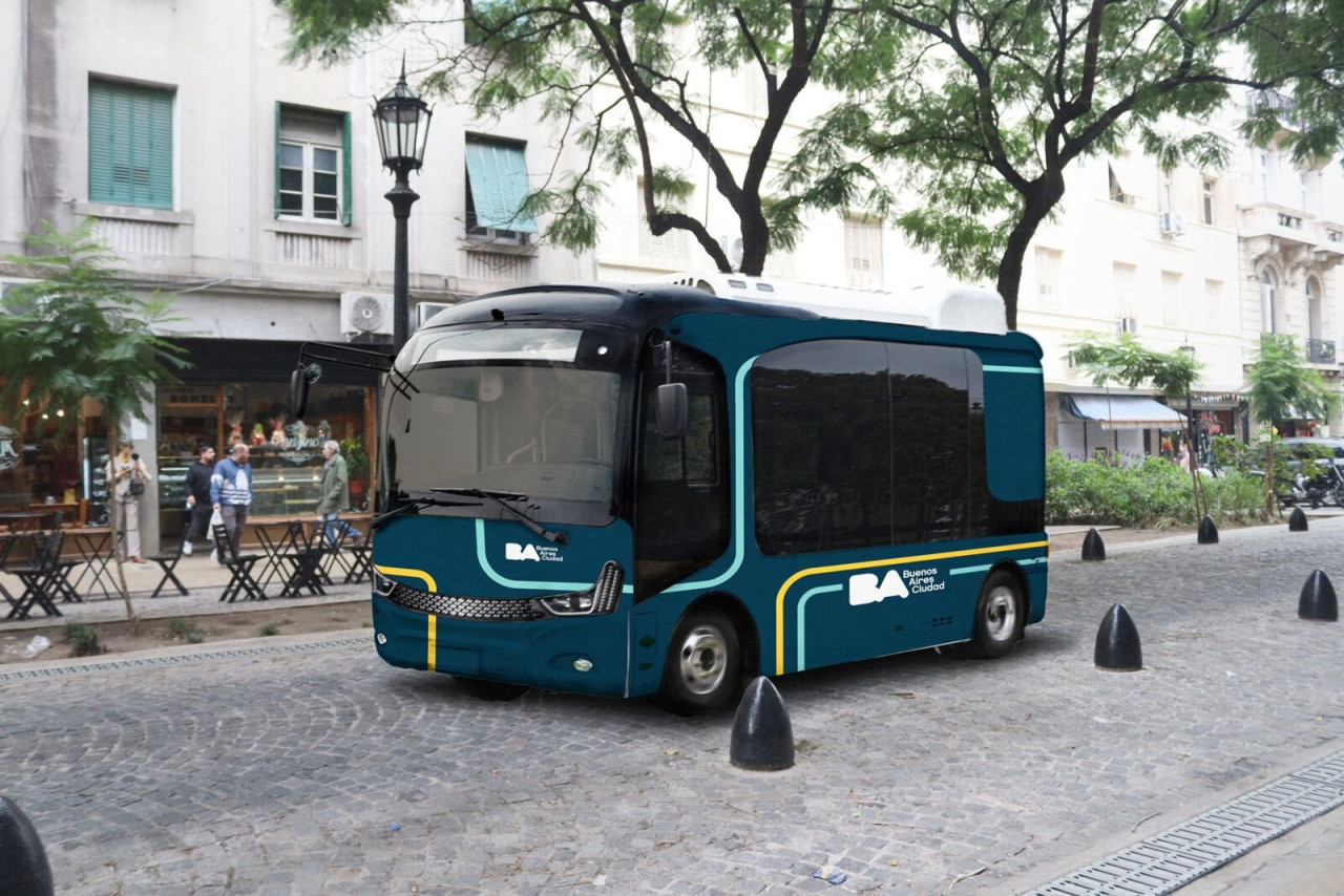 Colectivos eléctricos que funcionarán en la Ciudad de Buenos Aires. Foto: x pberecia.