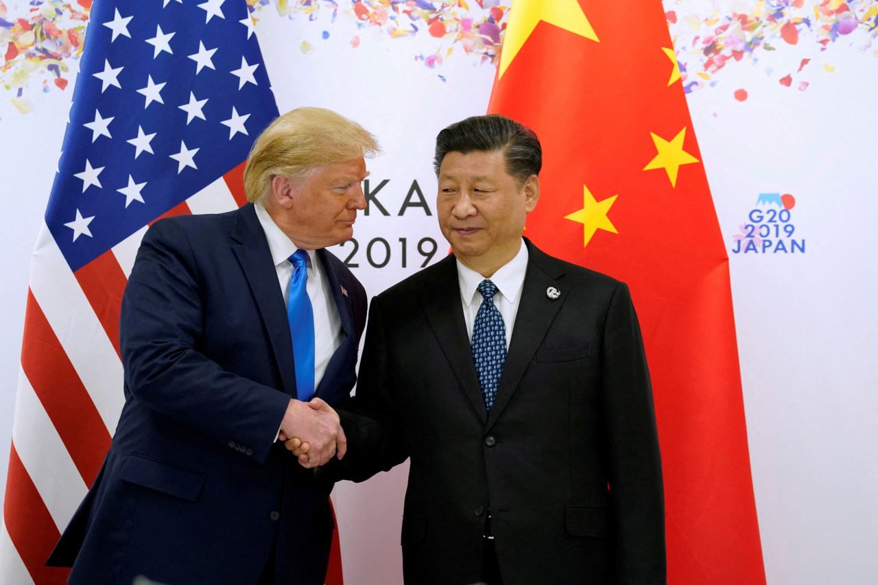 Donald Trump y Xi Jinping. Foto: Reuters