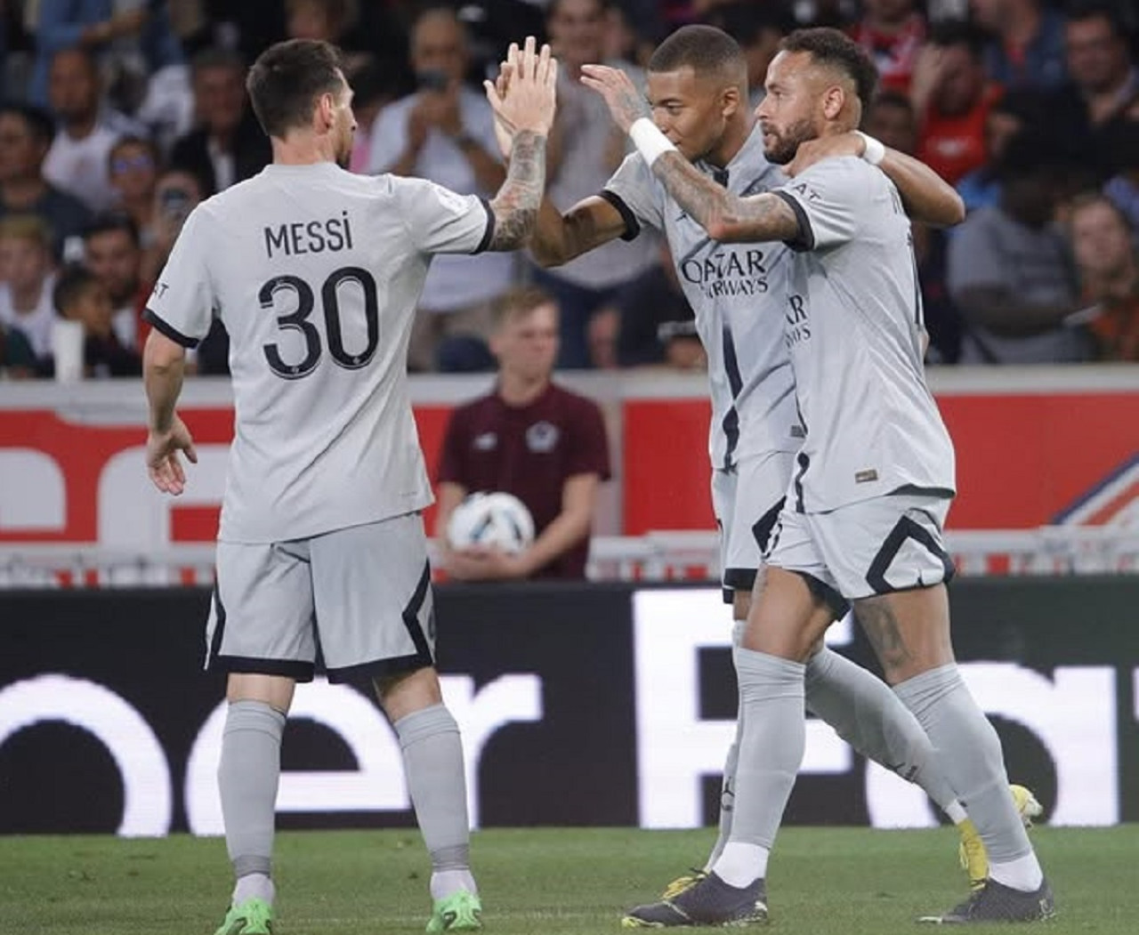 Neymar, Mbappé y Messi en el PSG. Foto: Instagram @neymarjr