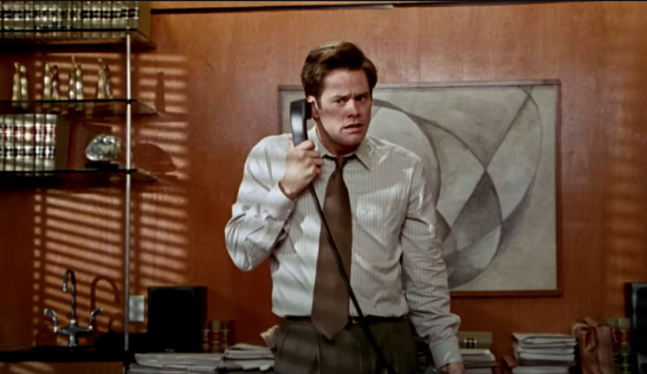 Jim Carrey en "Mentiroso, mentiroso". Foto: captura de video