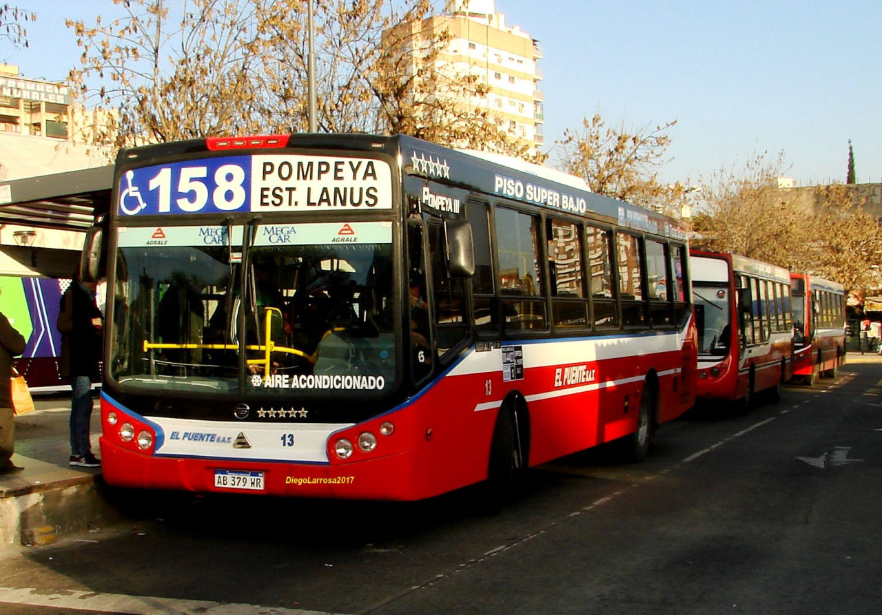 Línea 158. Fuente: Facebook /Vías y buses