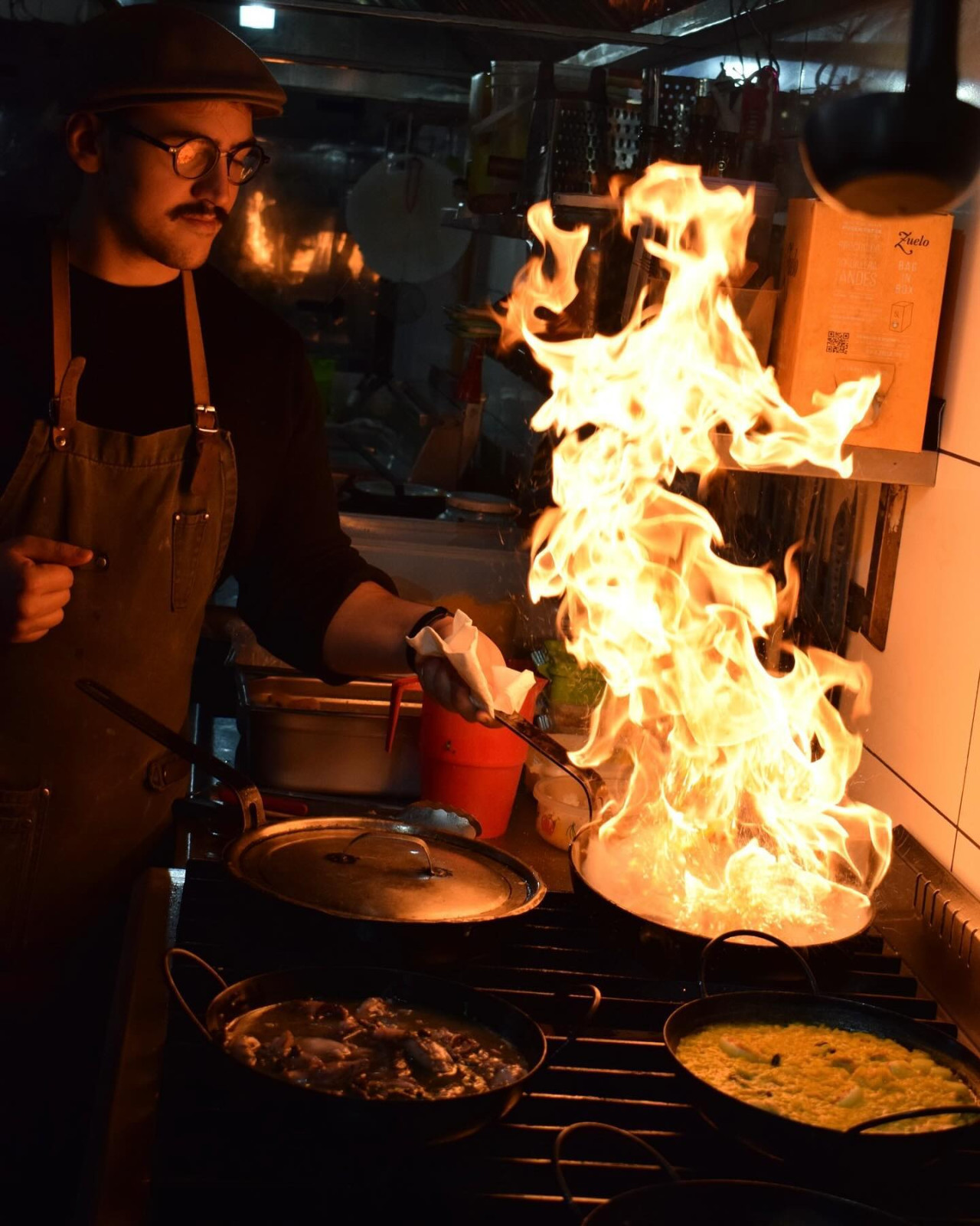 Restaurante. Foto: Instagram/@elreydelcalzone.