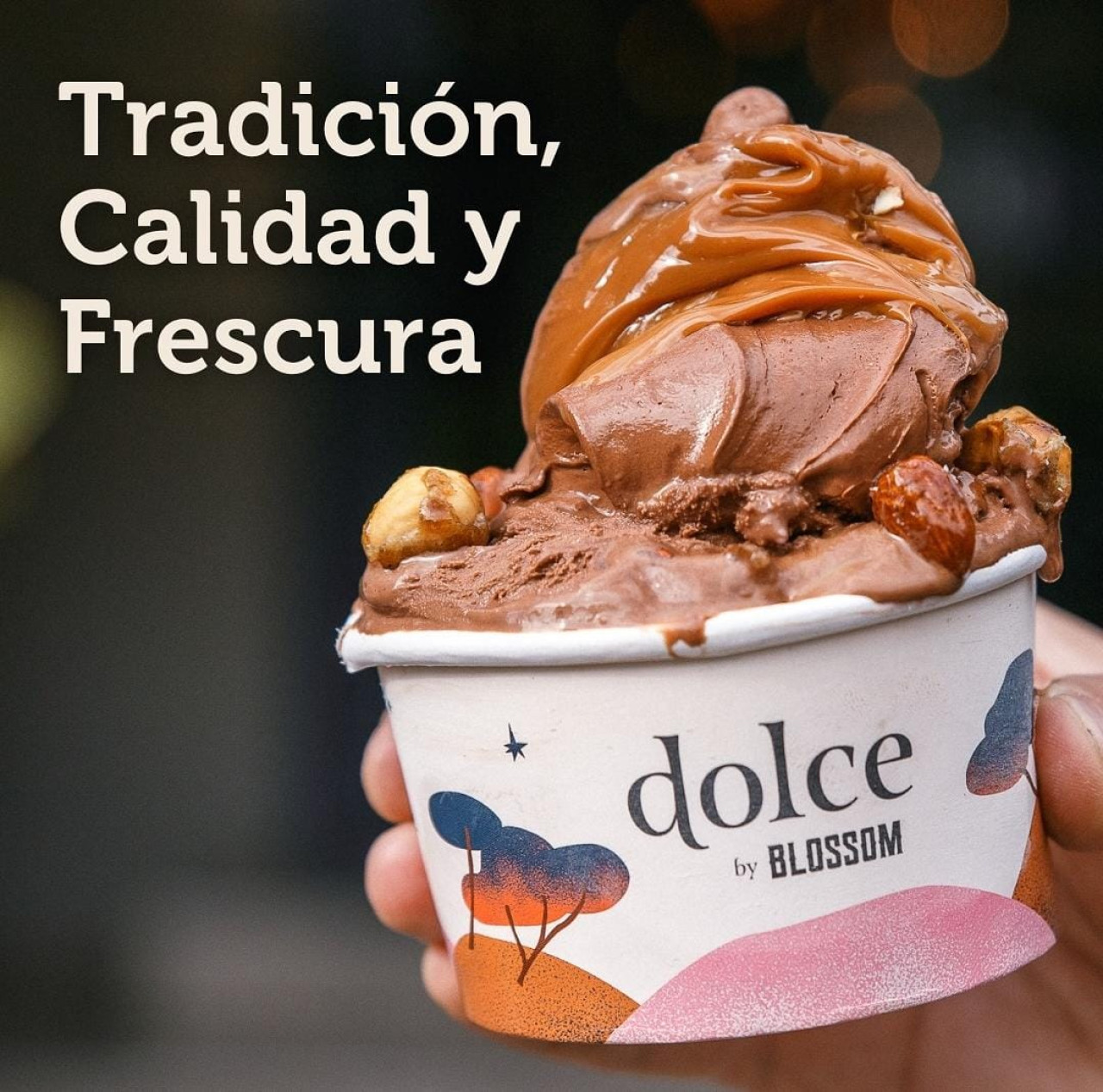 Heladería Dolce, en Buenos Aires. Foto: Instagram / blossom.dolce.