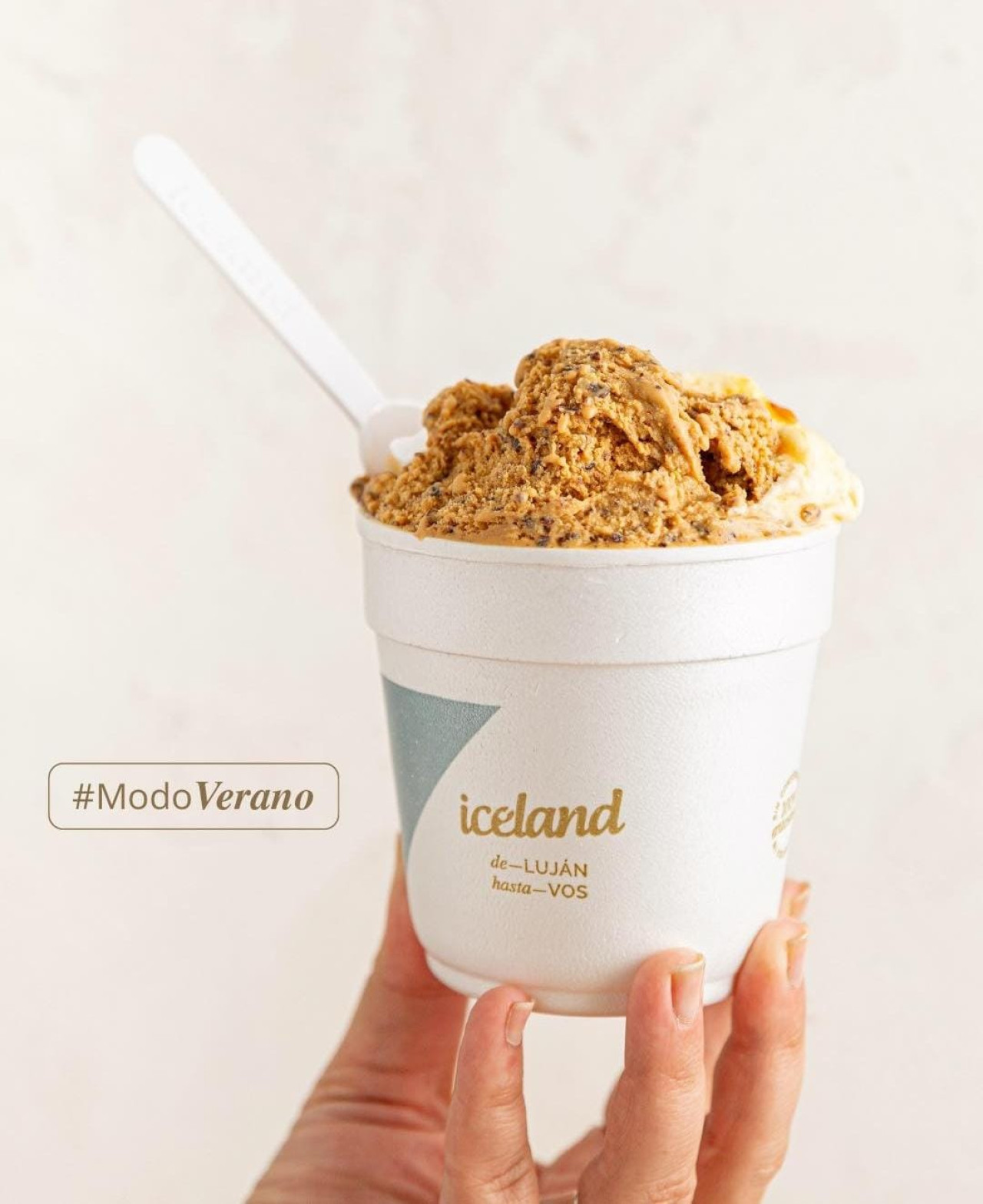 Heladería Iceland, en Buenos Aires. Foto: Instagram / icelandhelados.