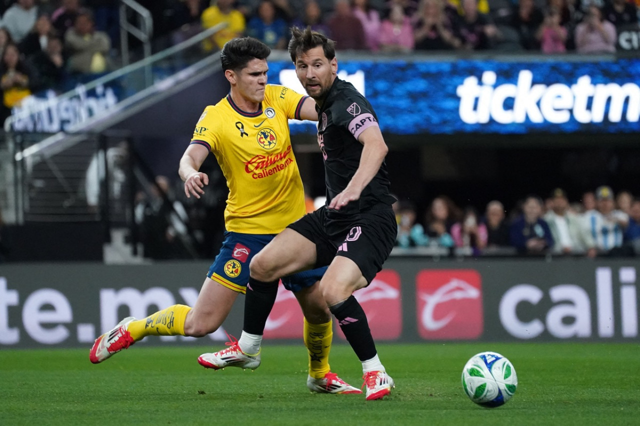 Lionel Messi en Inter Miami. Foto: Reuters (David Gonzales).